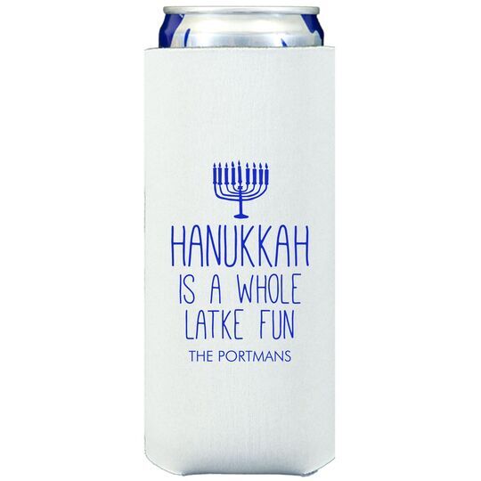 Latke Fun Hanukkah Collapsible Slim Huggers